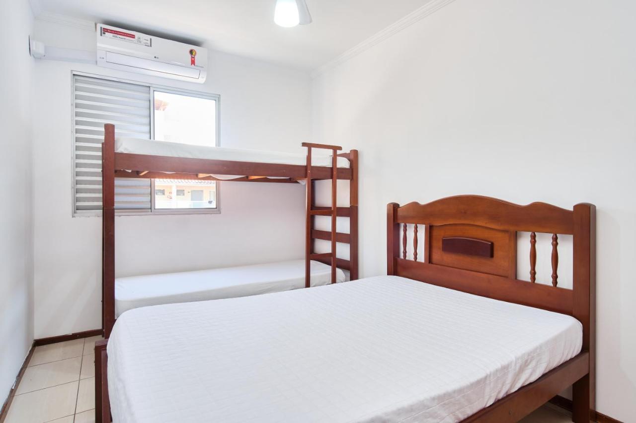 Apartamento A 100 Metros Da Praia, Bem Localizado, Com Ar Condicionado E Wi-Fi - 14 - Edificio Lenamar II Ubatuba Buitenkant foto