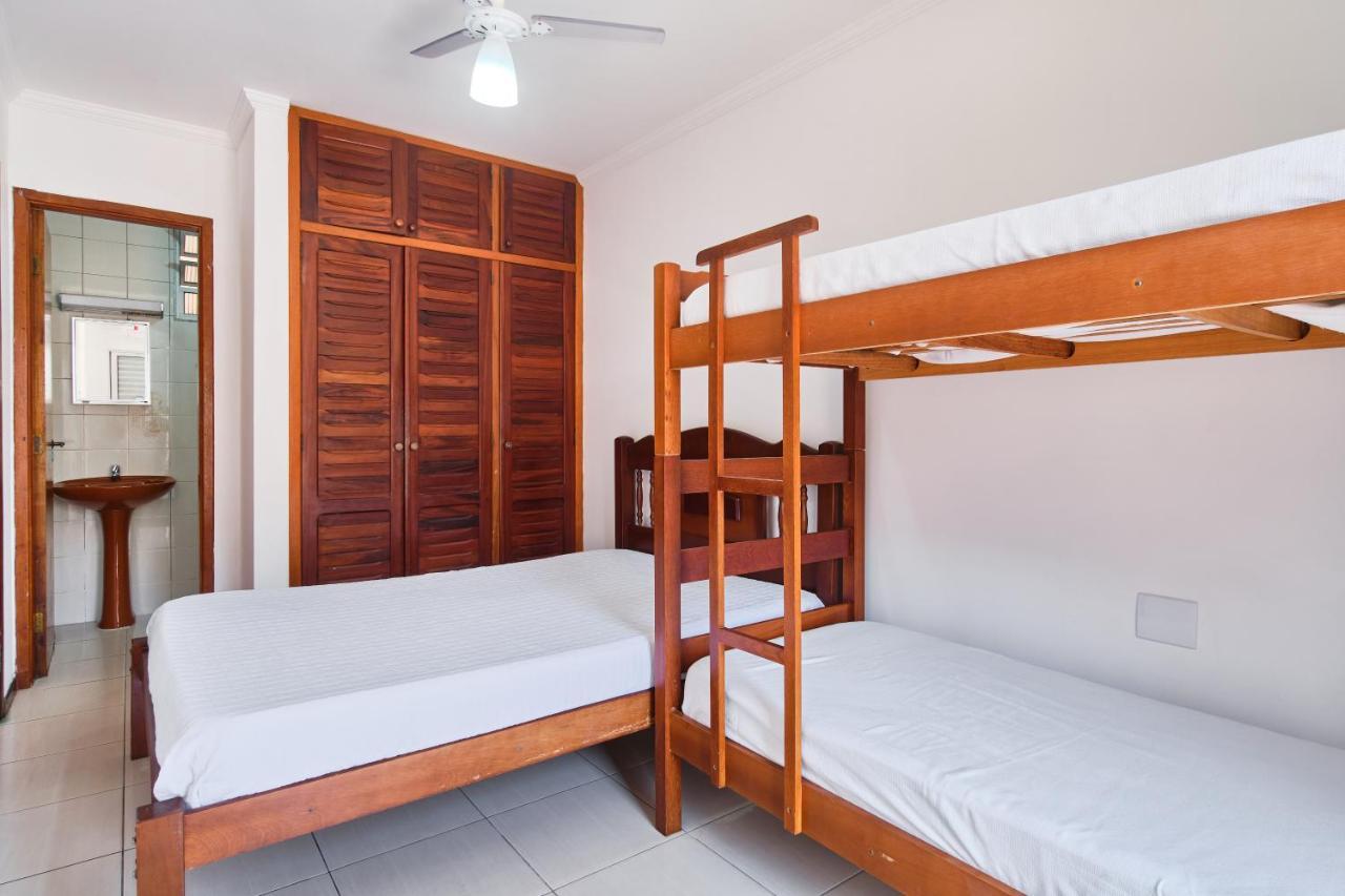 Apartamento A 100 Metros Da Praia, Bem Localizado, Com Ar Condicionado E Wi-Fi - 14 - Edificio Lenamar II Ubatuba Buitenkant foto